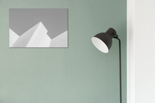 tablou canvas abstract alb negru ABWL 011 simulare