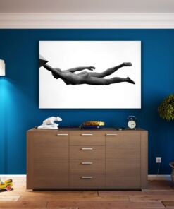 tablou canvas abstract alb negru ABWL 013 1