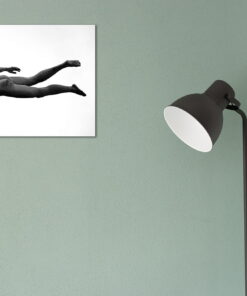 tablou canvas abstract alb negru ABWL 013 simulare