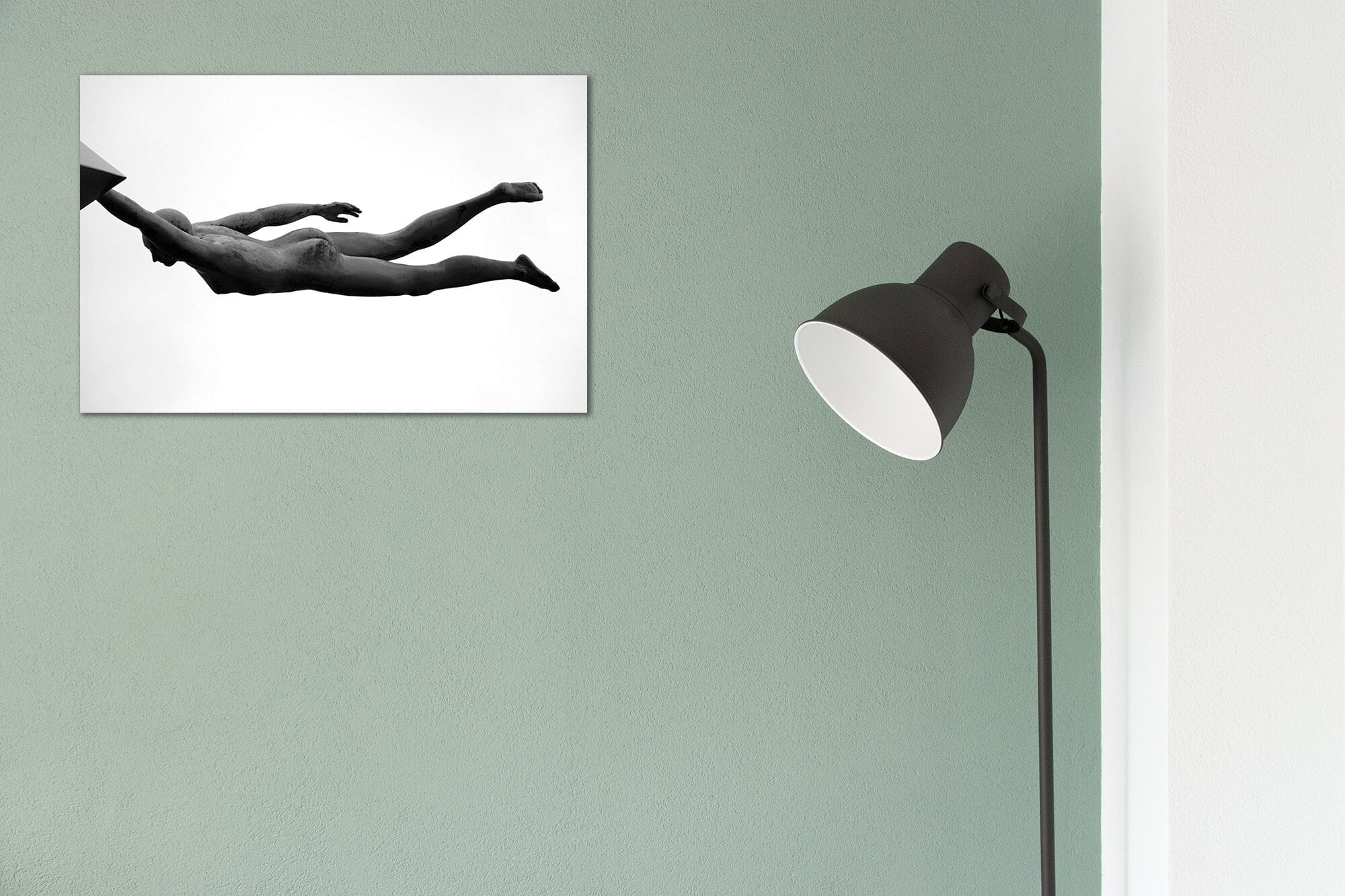 tablou canvas abstract alb negru ABWL 013 simulare tablou canvas abstract alb negru ABWL 013 simulare