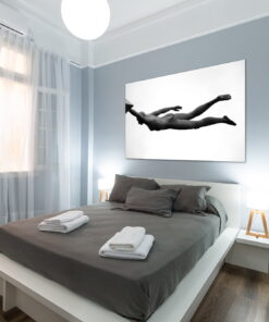 tablou canvas abstract alb negru ABWL 013 simulare2