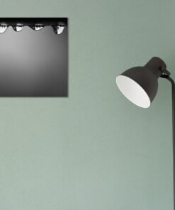 tablou canvas abstract alb negru ABWL 014 simulare