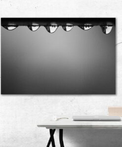tablou canvas abstract alb negru ABWL 014 simulare3