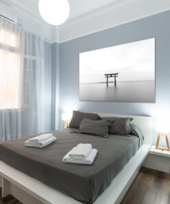 tablou canvas abstract alb negru ABWL 015 simulare2