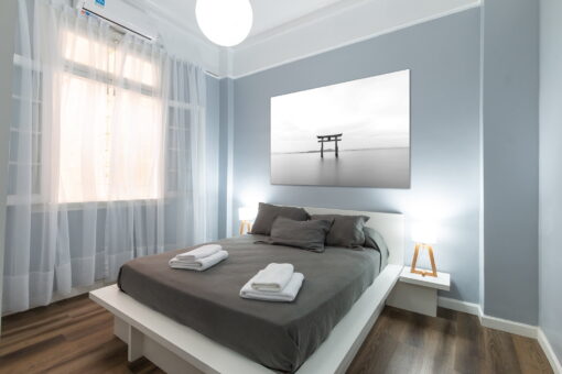 tablou canvas abstract alb negru ABWL 015 simulare2