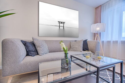 tablou canvas abstract alb negru ABWL 015 simulare5