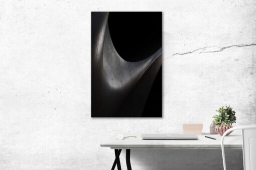 tablou canvas abstract alb negru ABWP 005 simulare2