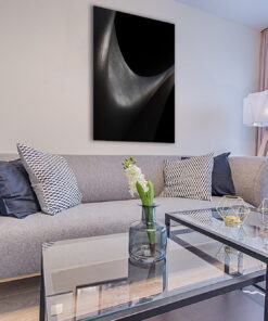 tablou canvas abstract alb negru ABWP 005 simulare4