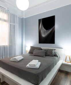 tablou canvas abstract alb negru ABWP 005 simulare5