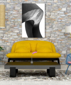 tablou canvas abstract alb negru ABWP 007 1