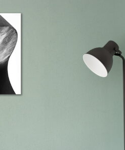 tablou canvas abstract alb negru ABWP 007 simulare