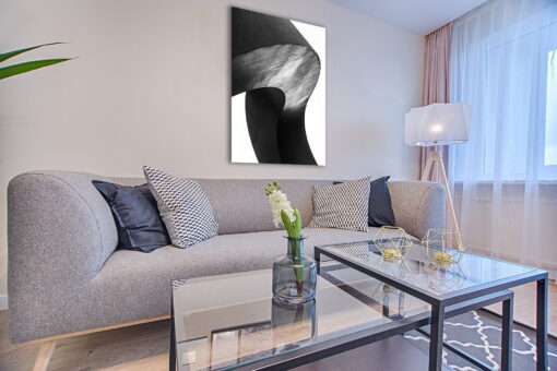 tablou canvas abstract alb negru ABWP 007 simulare4