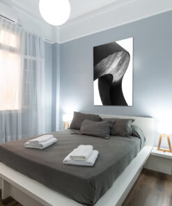 tablou canvas abstract alb negru ABWP 007 simulare5