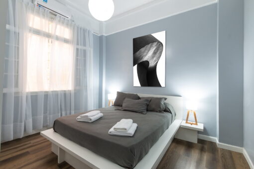 tablou canvas abstract alb negru ABWP 007 simulare5