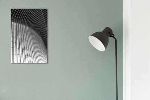 tablou canvas abstract alb negru ABWP 008 simulare