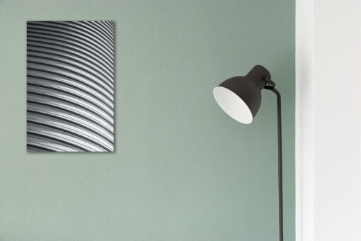 tablou canvas abstract alb negru ABWP 009 simulare