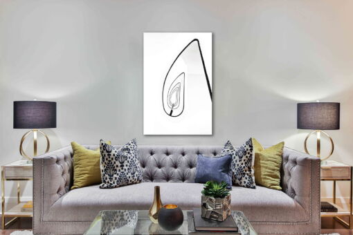 tablou canvas abstract alb negru ABWP 011 1