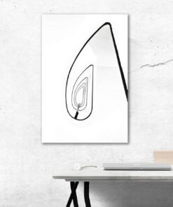 tablou canvas abstract alb negru ABWP 011 simulare2