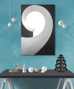 tablou canvas abstract alb negru ABWP 012 1