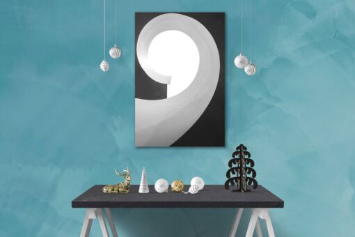 tablou canvas abstract alb negru ABWP 012 1