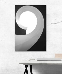 tablou canvas abstract alb negru ABWP 012 simulare2