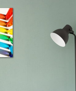 tablou canvas abstract culori ACOP 008 simulare