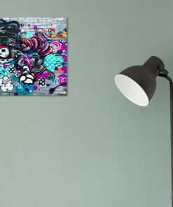 tablou canvas abstract graffiti AGRL 005 simulare