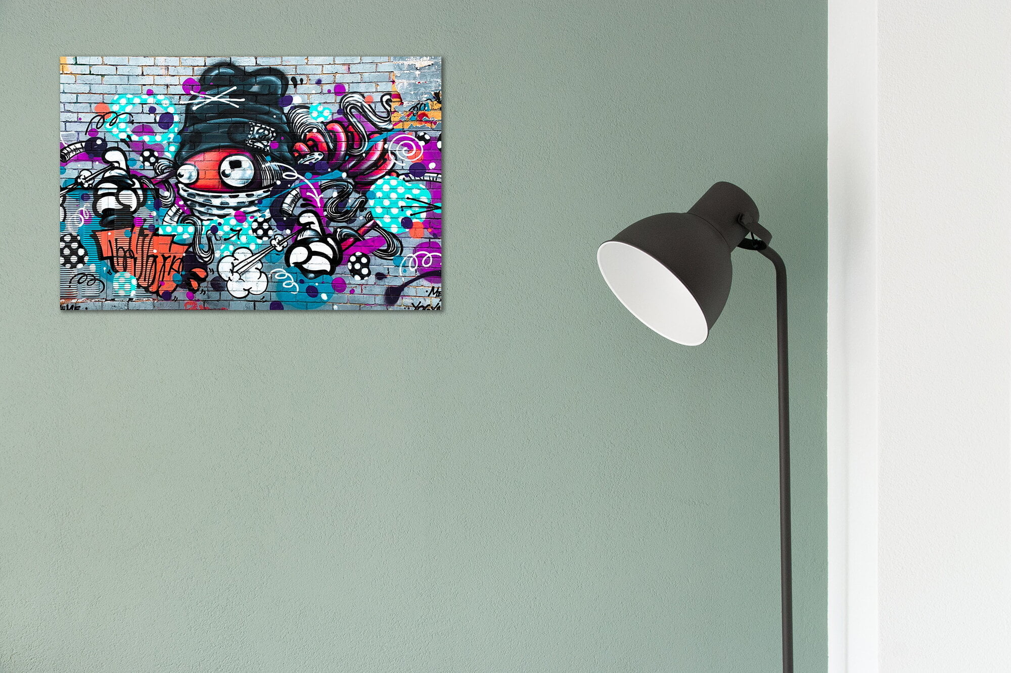 tablou canvas abstract graffiti AGRL 005 simulare tablou canvas abstract graffiti AGRL 005 simulare