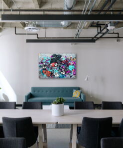 tablou canvas abstract graffiti AGRL 005 simulare4