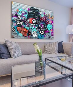 tablou canvas abstract graffiti AGRL 005 simulare5