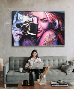 tablou canvas abstract graffiti AGRL 008 1