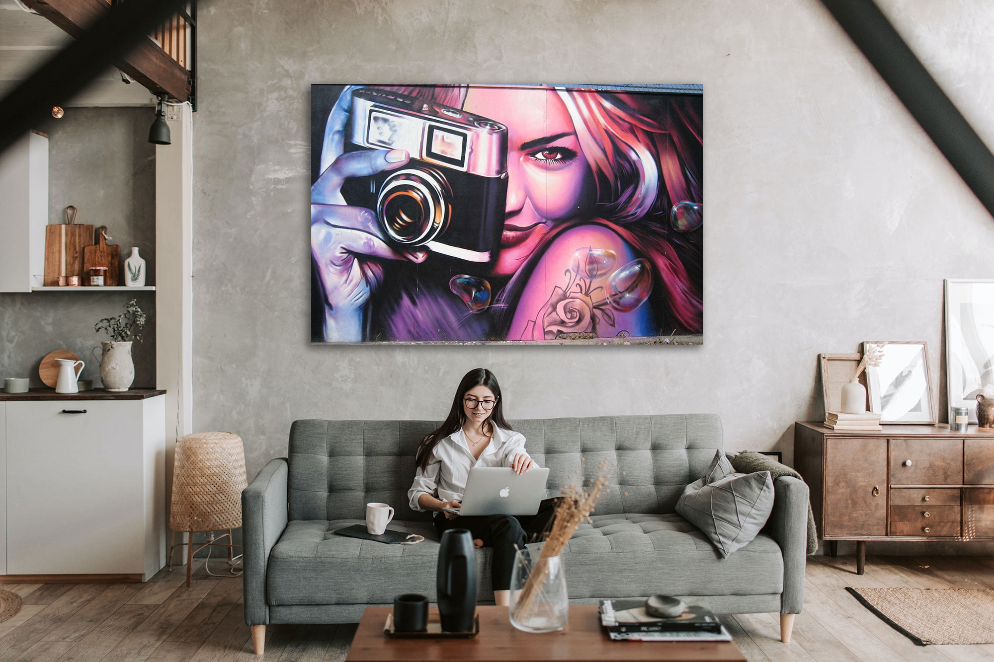 tablou canvas abstract graffiti AGRL 008 1 tablou canvas abstract graffiti AGRL 008 1