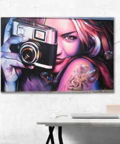 tablou canvas abstract graffiti AGRL 008 simulare3