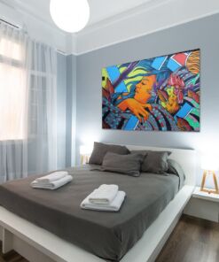 tablou canvas abstract graffiti AGRL 009 simulare2