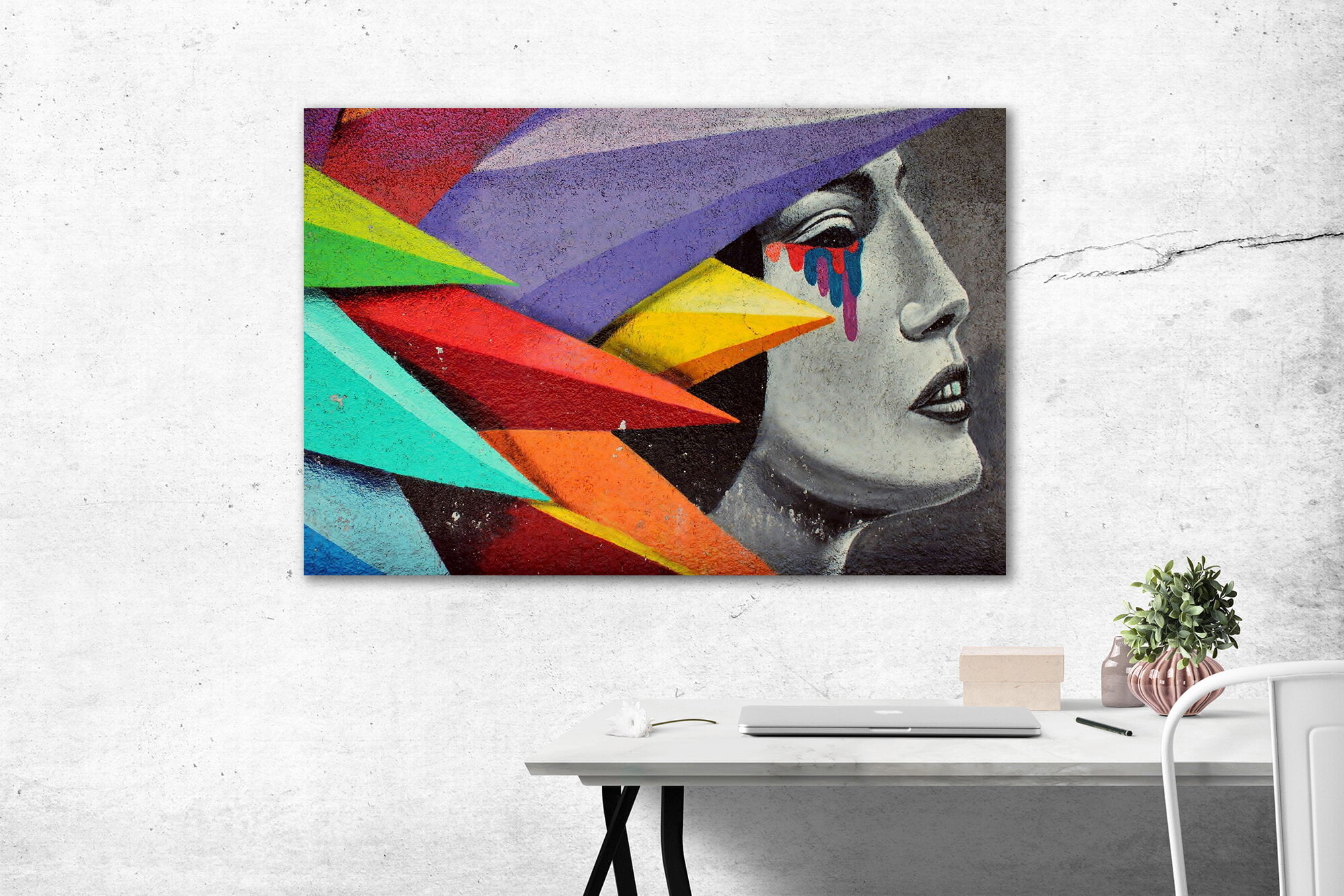 tablou canvas abstract graffiti AGRL 012 simulare3 tablou canvas abstract graffiti AGRL 012 simulare3
