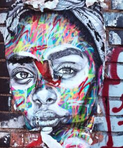 tablou canvas abstract graffiti AGRP 003